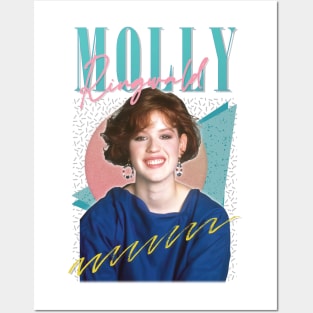 Molly Ringwald - 80s Retro Style Fan Art Design Posters and Art